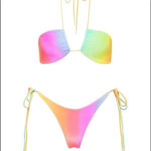 NWT Triangl Aster - Rainbow bikini